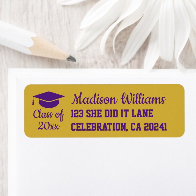 2026 Graduation Personalized Grad Return Address (Insitu)