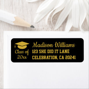 2026 Graduation Personalized Grad Return Address