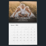2026 Grandkids Make Life Grand Custom Photo  Calendar<br><div class="desc">Bring joy to every month of the year with this Custom Grandkids Photo Calendar, designed especially for proud grandparents who love showing off the sweet faces that brighten their lives. This sentimental, heartwarming calendar features 12 customizable photo spaces, one for each month, making it easy to highlight each grandchild or...</div>