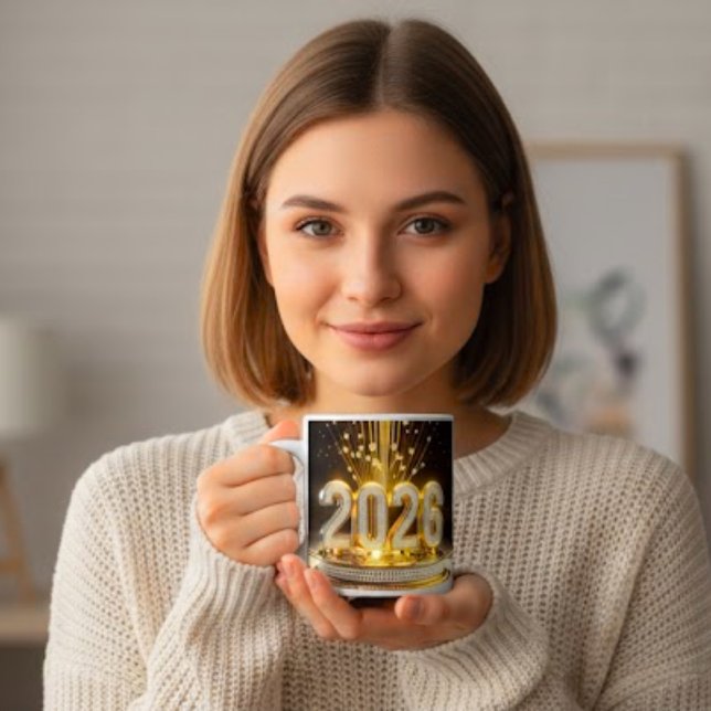 2026 Happy New Year Coffee Mug (Creator Uploaded)