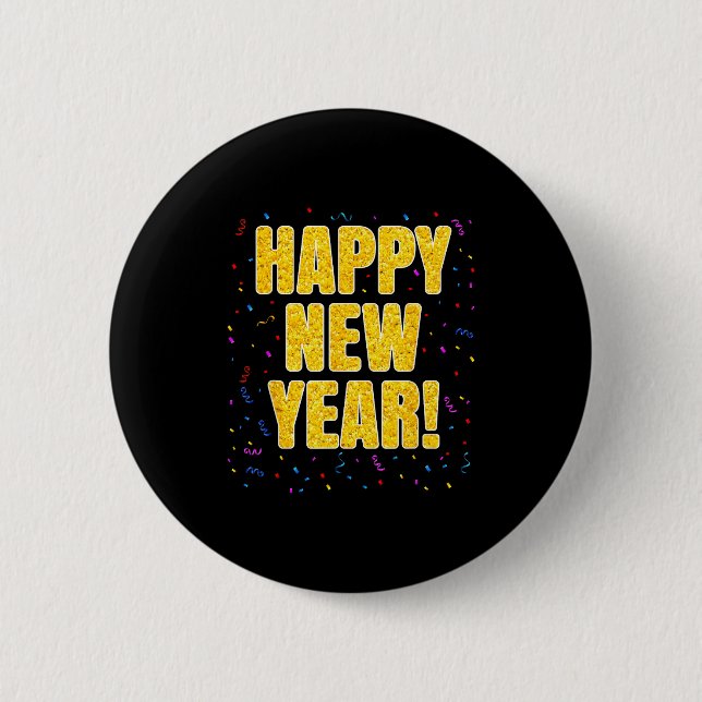 2026 Happy New Year Family Matching New Year Party 2 Inch Round Button (Front)