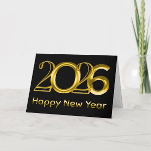 2026 Happy New Year Holiday Card