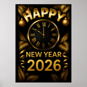 "2026 Happy New Year"  Poster