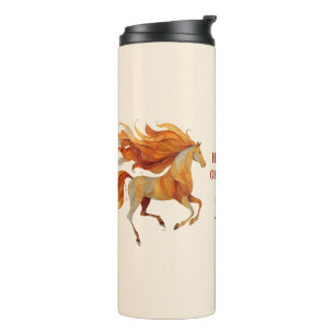 2026 Happy Year of the Horse Design Thermal Tumbler