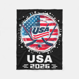 2026 Hockey Shirt For Men Women Children Hockey Fleece Blanket
