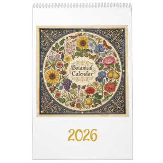 2026 Hoefnagel-Inspired Botanical Calendar