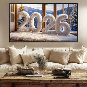 2026 Impression de Lodge Cozy   Art pour TV Samsun