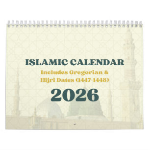 2026 Islamic Hijri Calendar   Gregorian + Hijri