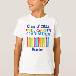 2026 Kindergarten Graduation Custom Graduate Kids T-Shirt