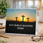 2026 KJV Bible Scripture Three Crosses Church Calendar<br><div class="desc">Discover inspirational peace every day with the 2026 KJV Bible Scripture Three Crosses Christian Calendar. This stunning Church calendar features breathtaking landscapes paired with King James Bible verses to uplift and inspire. Each month, find a peaceful scene and an inspirational scripture verse that brings hope and a reminder of God’s...</div>