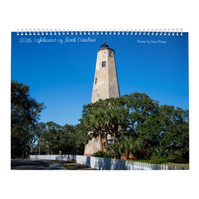 2026: Lighthouses of North Carolina Calendar Lg (Cover)