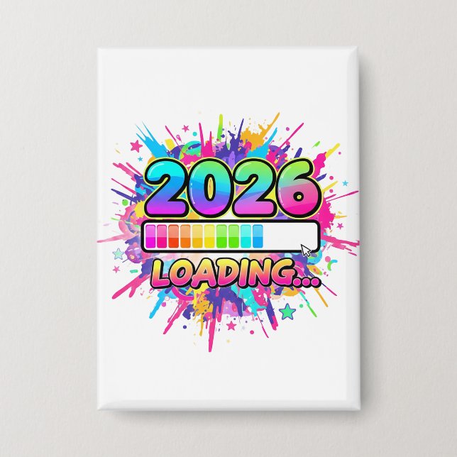 2026 Loading... Progress Bar Sticker (Front)
