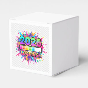 2026 Loading... Progress Bar Sticker Favor Box