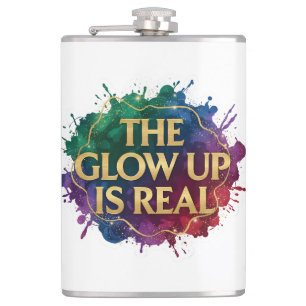 2026 Loading... Progress Bar Sticker Hip Flask