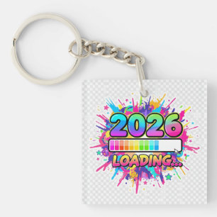 2026 Loading... Progress Bar Sticker Keychain