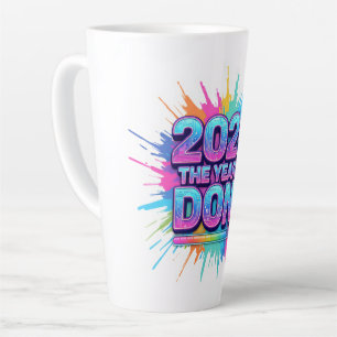 2026 Loading... Progress Bar Sticker Latte Mug