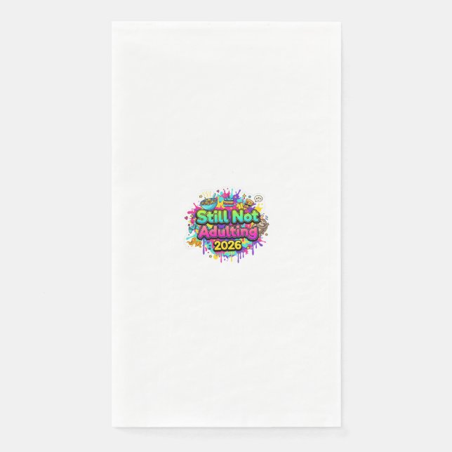 2026 Loading... Progress Bar Sticker Napkin (Front)