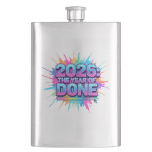 2026 Loading... Progress Bar Sticker Vibrant New Hip Flask