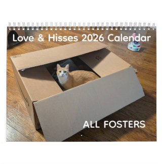 2026 Love & Hisses Calendar - ALL FOSTERS