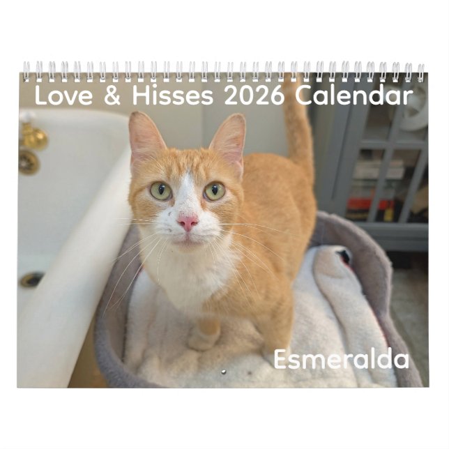 2026 Love & Hisses Calendar - Esmeralda (Cover)