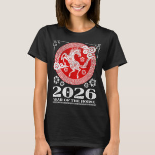 2026 Lunar Chinese New Year Fire Horse T-Shirt