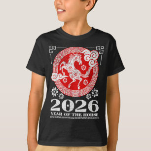 2026 Lunar Chinese New Year Fire Horse T-Shirt