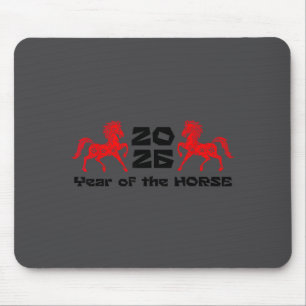 2026 Lunar New Year Fire Horse Mouse Pad