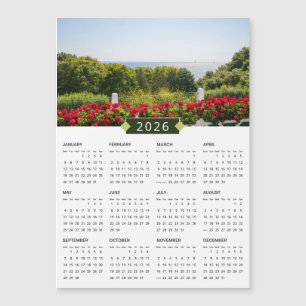 2026 Mackinac Island MI Calendrier photo Magnet