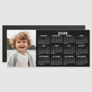 2026 Magnetic Calendar with Photo Collage
