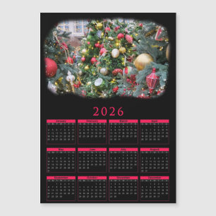2026 magnetic calendar with your Christmas photo