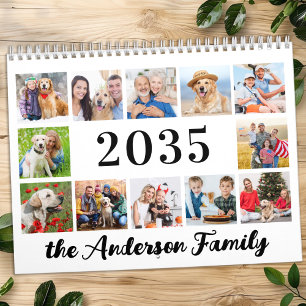 2026 Modern Create Your Own Custom Family Photo Calendar