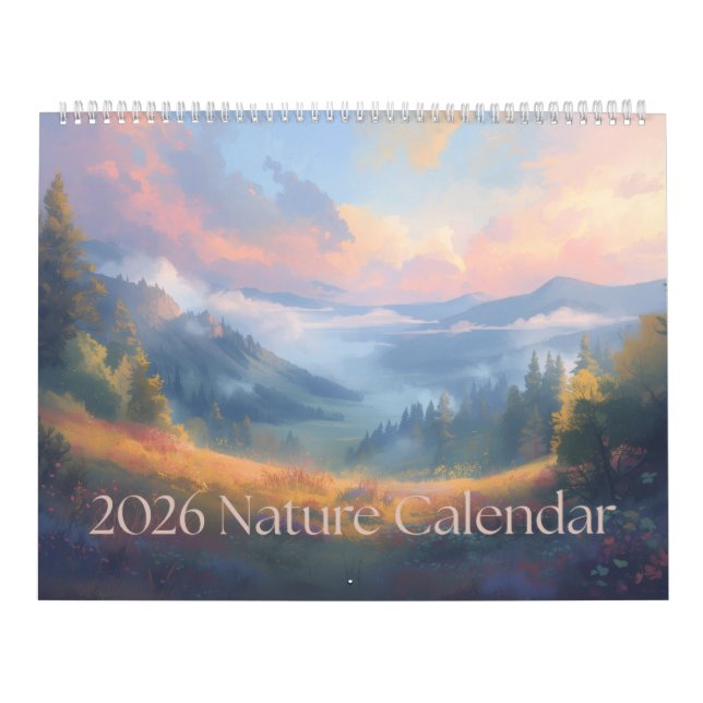 2026 Nature Calendar: A Year in Nature Calendar (Cover)