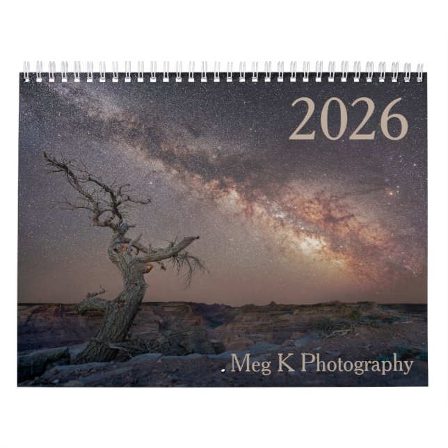 2026 Nature Photography Calendar (Cover)