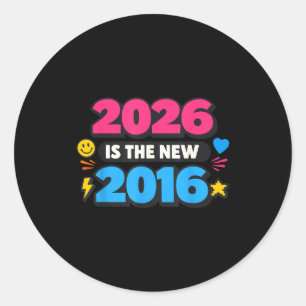 2026 New 2016 Internet Nostalgia Classic Round Sticker
