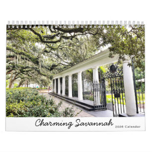 2026 New Charming Savannah Calendar