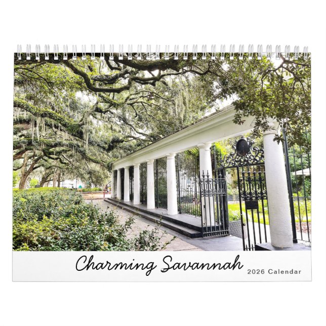 2026 New Charming Savannah Calendar (Cover)