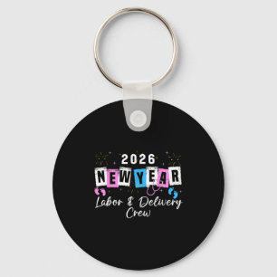 2026 New Year Labor And Delivery Nurse Fireworks E Keychain