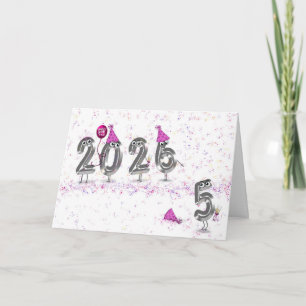 2026 New Year Party Humour Holiday Card