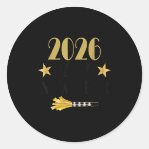 2026 New Year Quote Classic Round Sticker