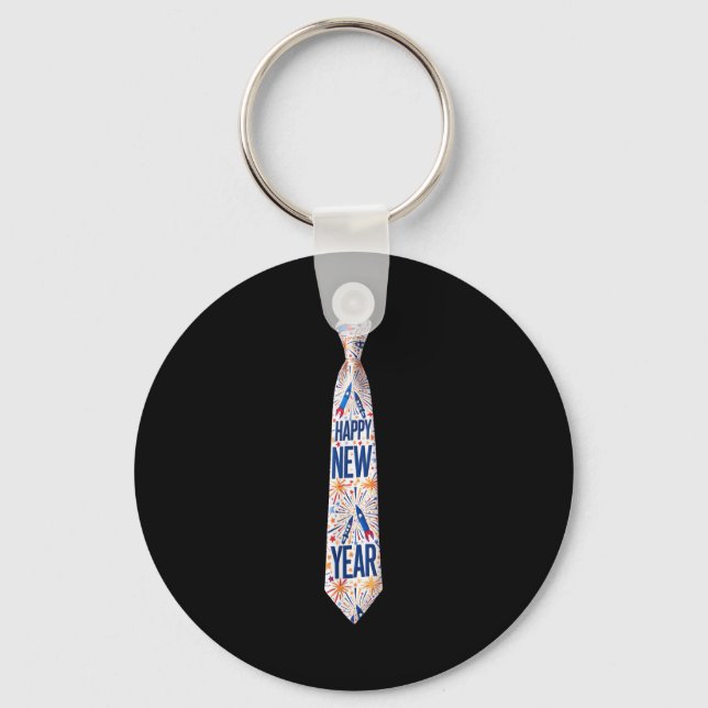 2026 New Year’s Party Fireworks Funny Celebration  Keychain (Front)