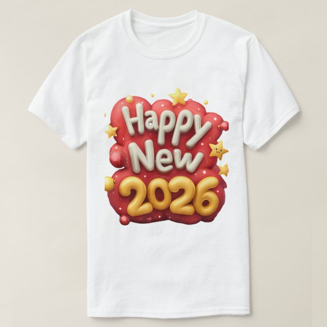 2026 new year  T-Shirt (Design Front)