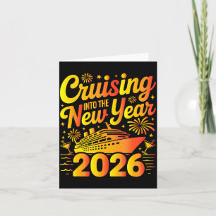 2026 New Years Eve Cruising Trip Christmas Cruise  Card