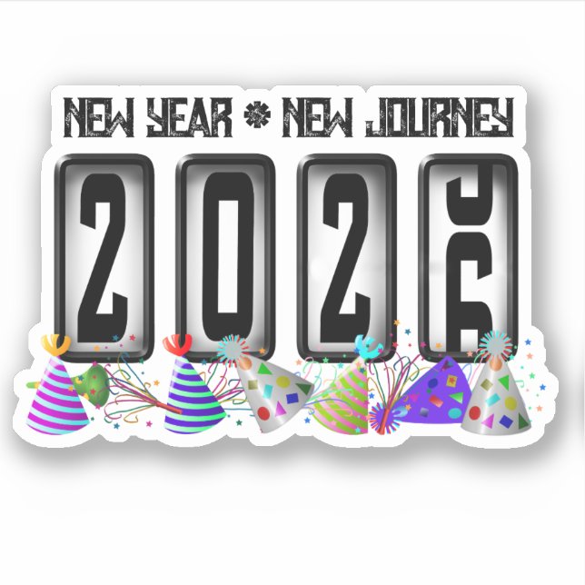 2026 New Years Odometer (Front)