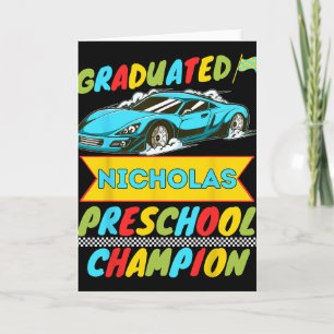 2026 Nicholas Personalized Last Day Of Preschool G Card