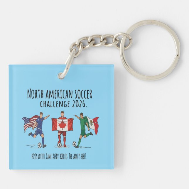 2026 North American Soccer Challenge Unity Keychain (Back)