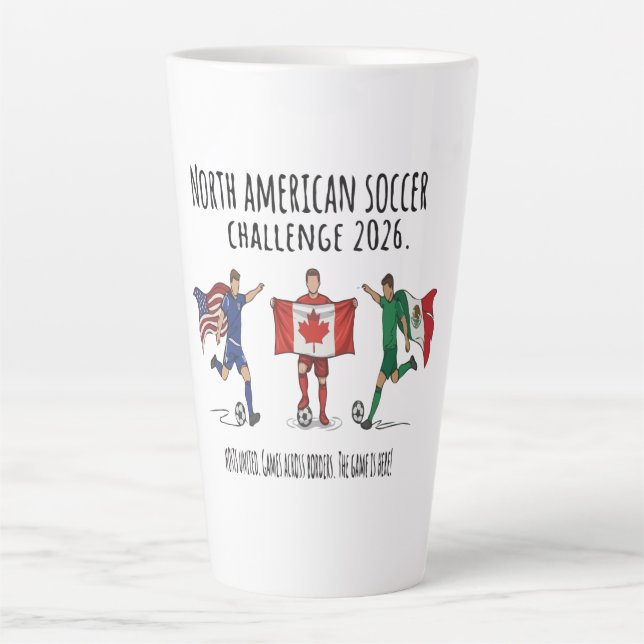 2026 North American Soccer Challenge Unity Latte Mug (Front)