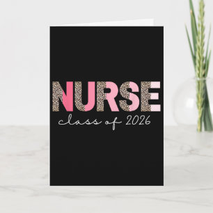 2026 Nurse Graduation, Nursing Grad Cl Of 2026 Card