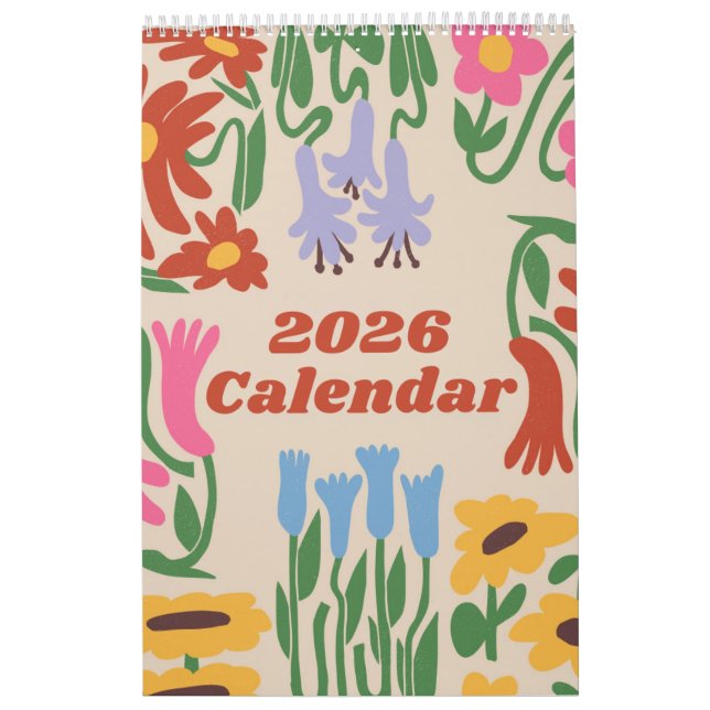 2026 One-Page Small Calendar – Clean and Modern (Cover)