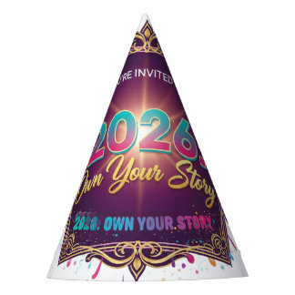 2026: Own Your Story Invitations Party Hat