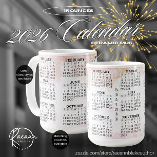 2026 Personalized 15 oz. Calendar Ceramic Mug